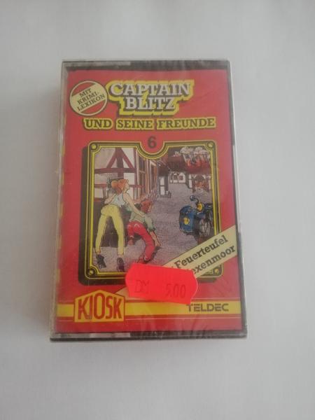 Captain Blitz Folge 6 Der Feuerteufel vom Hexenmoor  4.25626 CD Kiosk Teldec Originalverpackt Captain Blitz Folge 6 Der Feuerteufel vom Hexenmoor  4.25626 CD Kiosk Teldec Originalverpackt